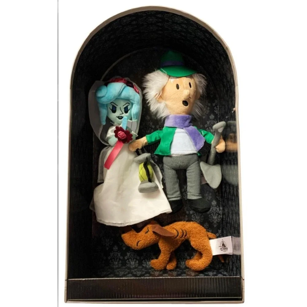 Disney Haunted Mansion Ghost Host + Hostess + Bride +Dog Keeper + Dog EXCLUSIVE